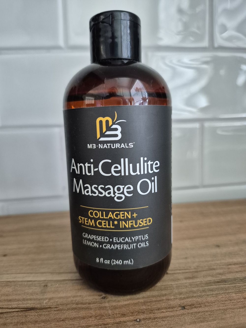 M3 Naturals Anti-Cellulite Massage Oil 8oz